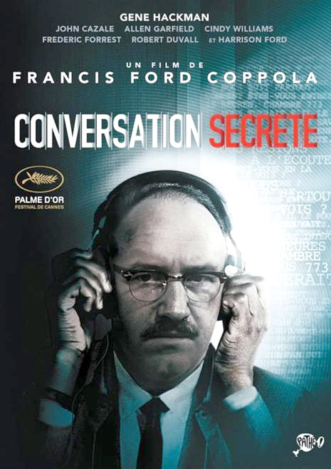 France's 2005 Secret Conversation series poster featuring crime investigation, surveillance, and mystery
