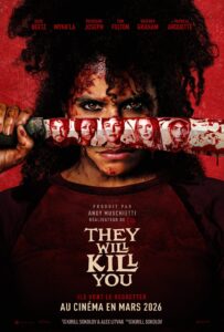 Dark horror thriller movie poster showcasing a terrifying character with dramatic red lighting and a suspenseful cinematic design.